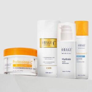 Vitamin C Care Kit: Obagi C Cleansing Gel, Professional C Polish + Mask, Hydrate,  Professional C Suncare SPF30